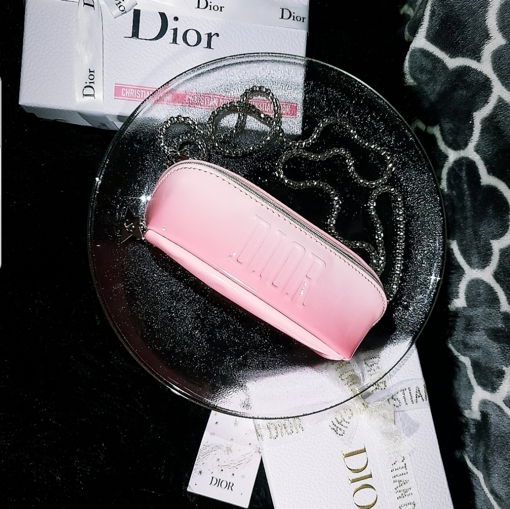 Dior pink ombre Cosmetic pouch crossbody